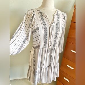 Caslon Nordstrom Long Sleeve Dress Size Small with Slip Dress